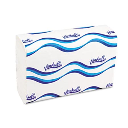 Windsoft Paper Towel, 1 Ply, White, 2400 PK 101